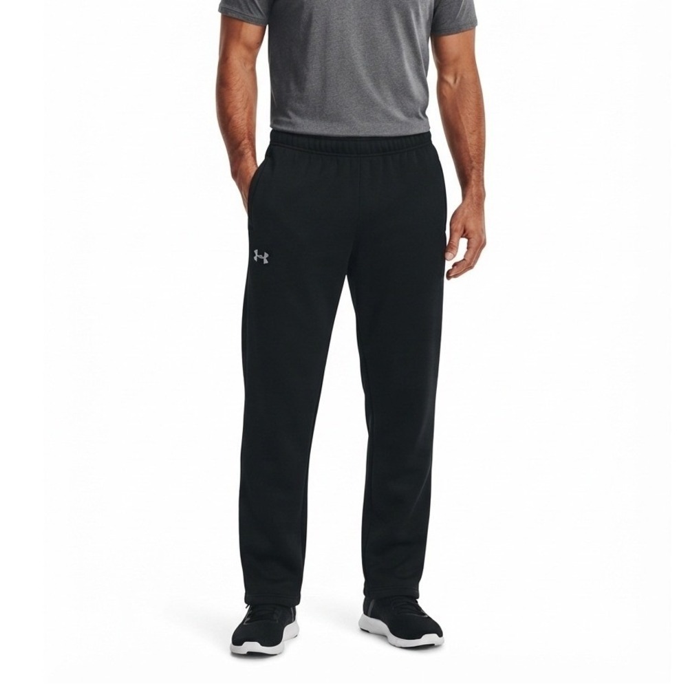 Under Armour Sweatpants Black ColdGear Loose Fit Fleece Joggers - XL